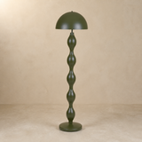 Miami olive floor lamp in warm beige Elara studio