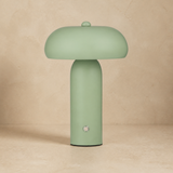 Moderno sage green touch lamp in warm beige Elara studio