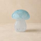 Mushroom Glass LED Lamp Small in warm beige Elara studio
