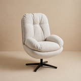 Noa Desert swivel chair in a warm beige studio