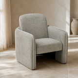 Nova Accent Chair in a premium Mediterranean sitting room