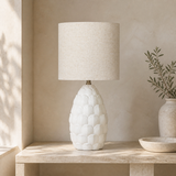 Rankin Poly Lamp in a premium Mediterranean minimalist interior