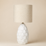 Rankin Poly Lamp in Elara beige studio