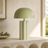 Raya Metal Lamp Charcoal in a premium Mediterranean interior