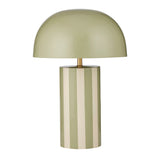 Raya Metal Lamp Charcoal — designer table lamp for bedroom and living room