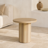 Rayas side table in a sunlit Mediterranean interior