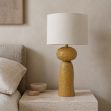 Remy Ceramic Lamp Large — alternate bedroom angle