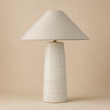 Remy Ceramic Lamp Small — Elara beige studio