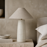 Remy Ceramic Lamp Small — alternate bedroom angle