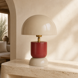 Rio Metal Lamp Taupe/Russet — premium Mediterranean lifestyle