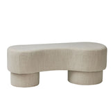 Original CTC reference image for Riviera ivory upholstered bench