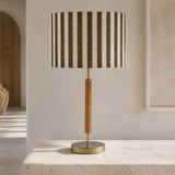Rochford Metal Table Lamp Natural in a premium Mediterranean interior