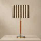 Rochford Metal Table Lamp Natural in Elara beige studio