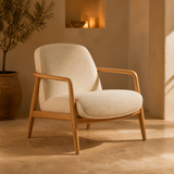 Rowan Occasional Chair in a warm evening interior