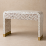 Salerno console in the Elara beige studio