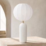 Alternate view of Shelton Ceramic Lamp White