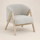 Solara chair in Elara warm beige studio