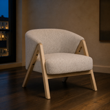 Solara chair in an intimate European evening interior
