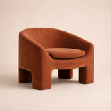 Solene Ember Muse chair in Elara warm beige studio
