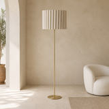 Sombra Gold floor lamp in a premium Mediterranean interior
