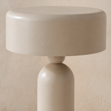 Close-up of the Sombra lamp satin painted finish