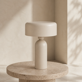 Sombra warm stone lamp in a premium Mediterranean interior