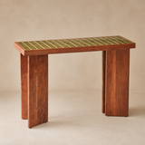 Tegola Tile-Top Console Table — Elara beige studio