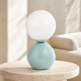 Terra Metal Lamp Pale Blue — premium Mediterranean lifestyle
