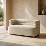 The Althea Loveseat in a premium Mediterranean interior