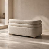 The Althea Loveseat rear three-quarter view