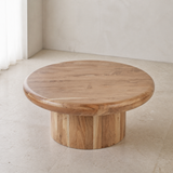 Alternate angle of the Tivoli solid oak coffee table