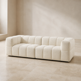 Elevated angle of the Tribute Shell two-piece sofa