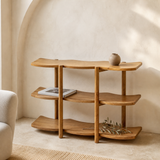 Grifone Timber Shelf in a premium Mediterranean living room