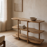Grifone Timber Shelf in a contemporary European reading room