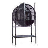 Airy Drum Woven Wine Cabinet (6841237307574)