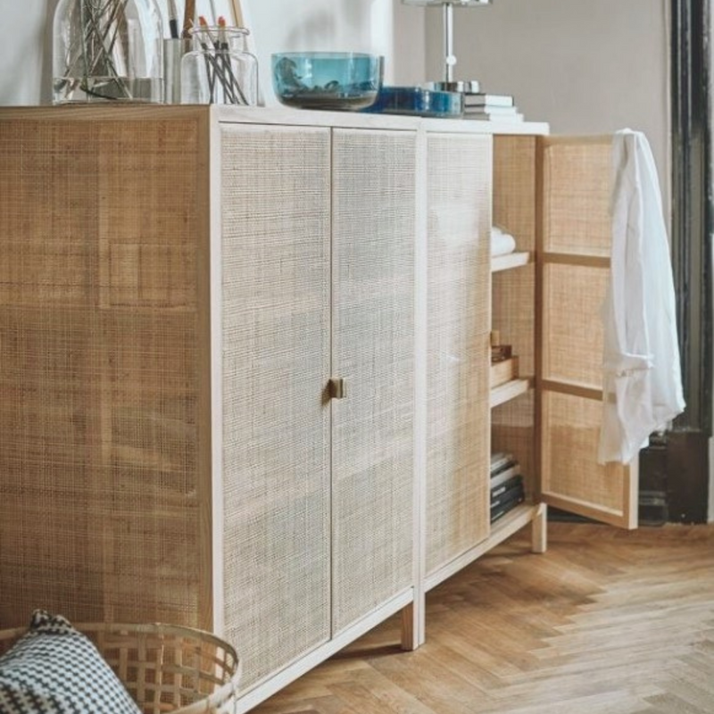 Camel Ratan Cabinet Living Room & Bedroom (6838974054582)