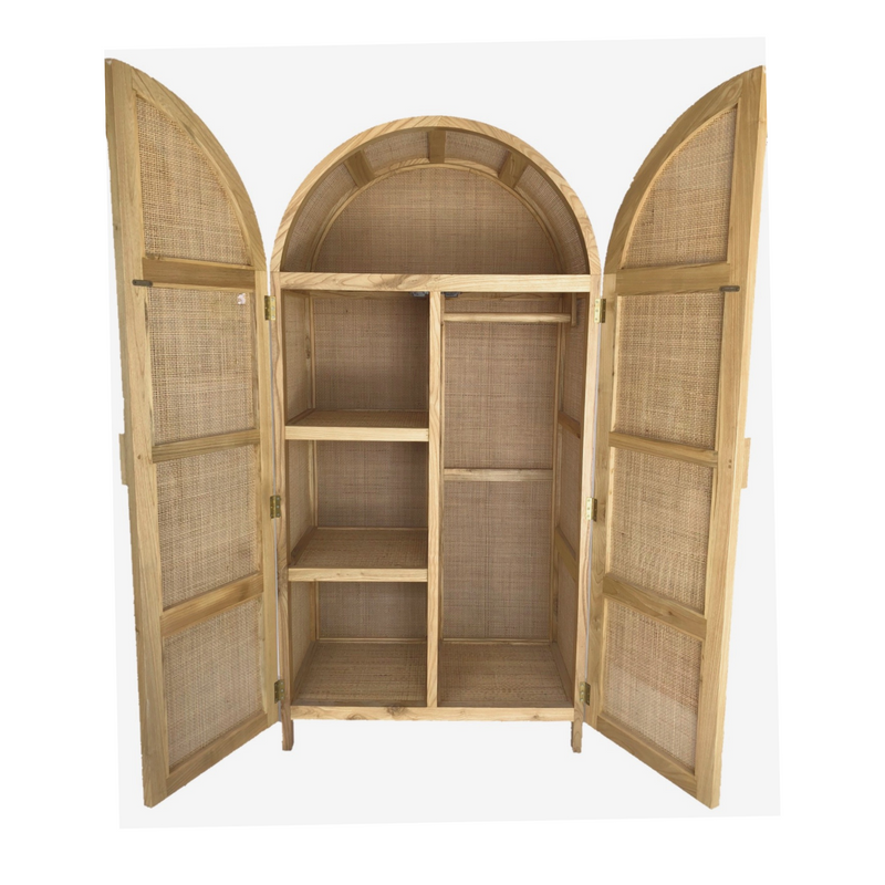 Dublin Arch Ratan Cabinet  Living Room & Bedroom (6838974251190)