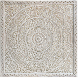 Erawan Falls Carved Wood Panel & Bed Headboard