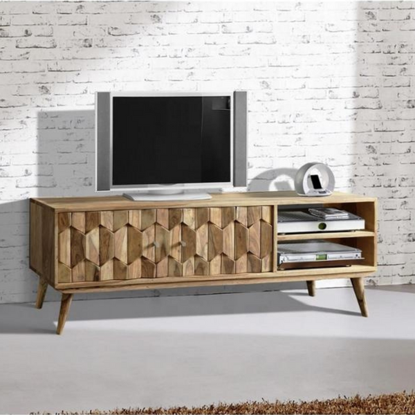 Hexagon Bookshelf Entertainment Unit (6970514210998)