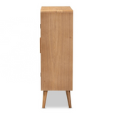 Flamingo Wood Rattan Cabinet (6839041065142)