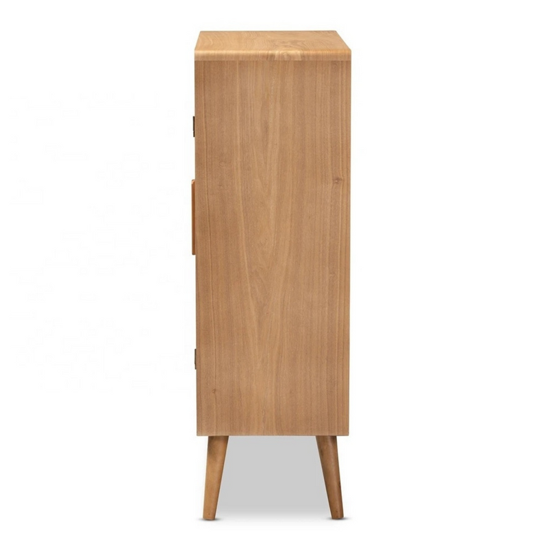 Flamingo Wood Rattan Cabinet (6839041065142)