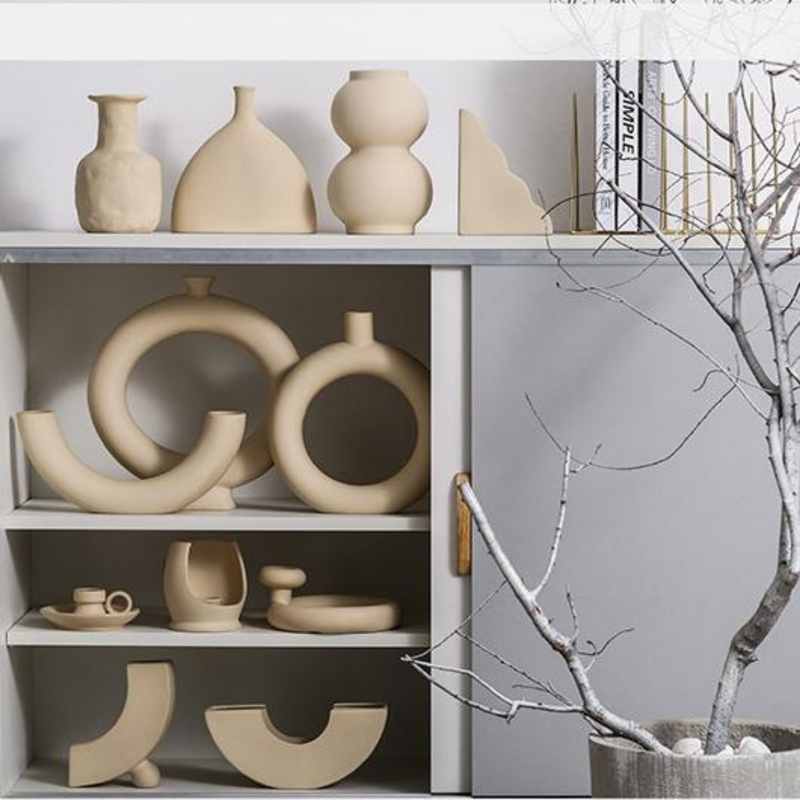 Fractal Forms Ceramic Vases (7116748619958)