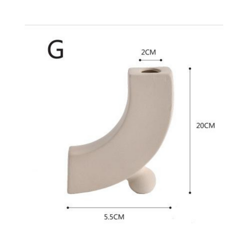 Fractal Forms Ceramic Vases (7116748619958)