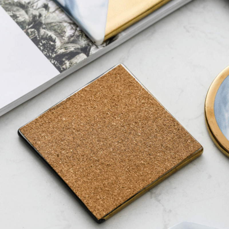 Multiform Shapes Marble Style Coaster Set (7116680134838)