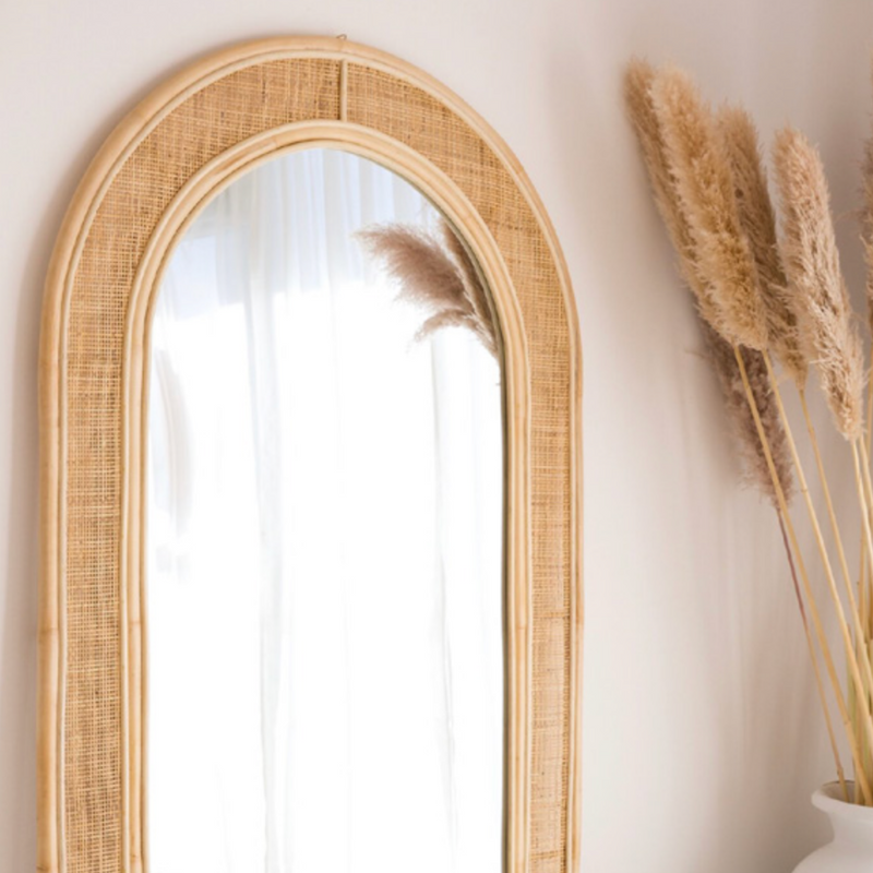 Ha Long Bay Rattan Arch Mirror