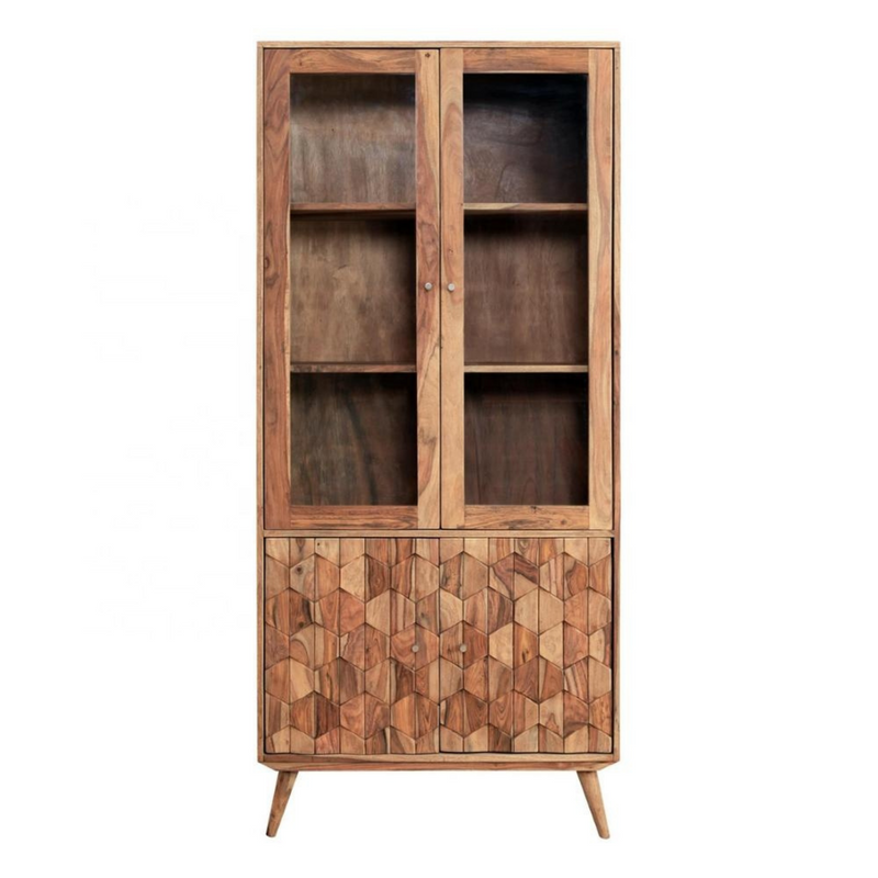 Hexagon Puzzle Sideboard Glass Door (6999833968822)