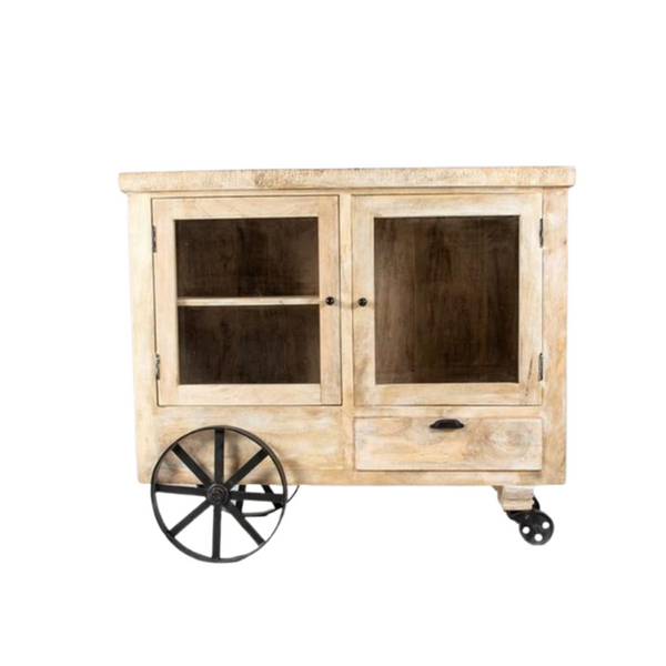 Industrial Railway Mini Bar Cabinet (6999835246774)