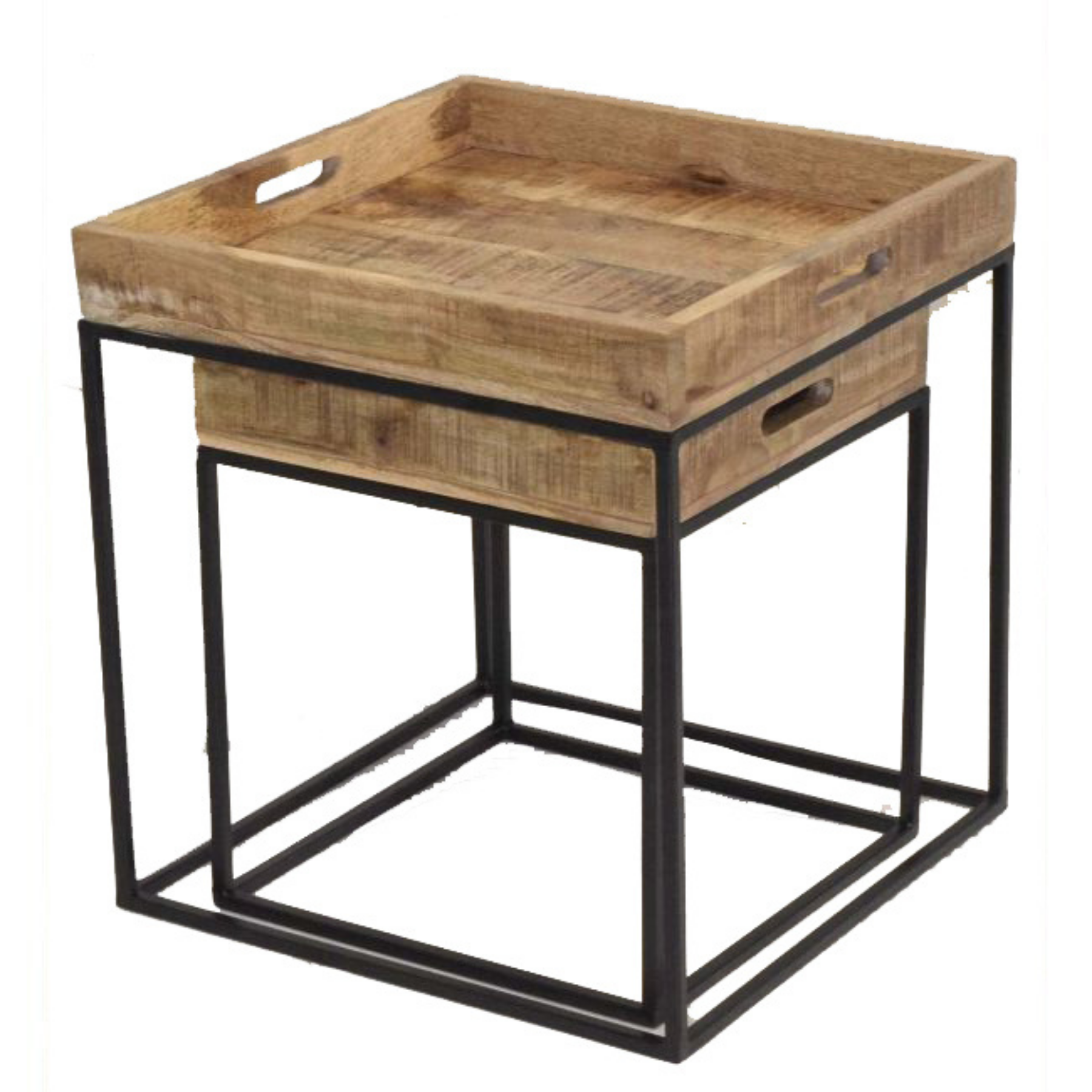 Industrial Railway Side Table – My Home Design