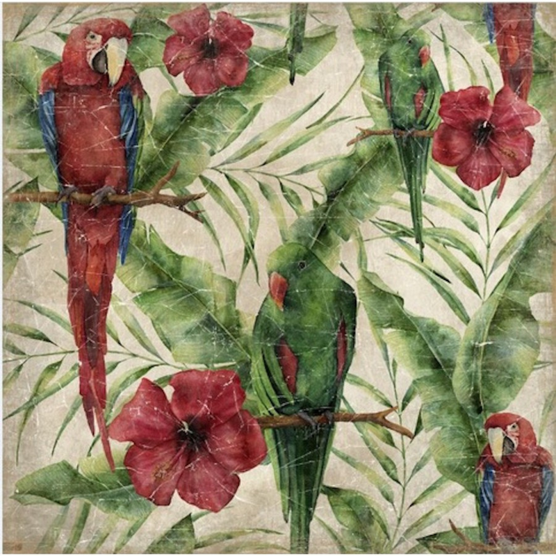 Le Jardin Des Perroquets Tapestry & Artwork • From France with Love •