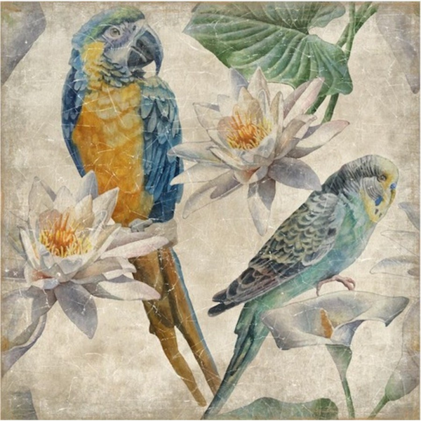 Le Jardin Des Perroquets Tapestry & Artwork • From France with Love •